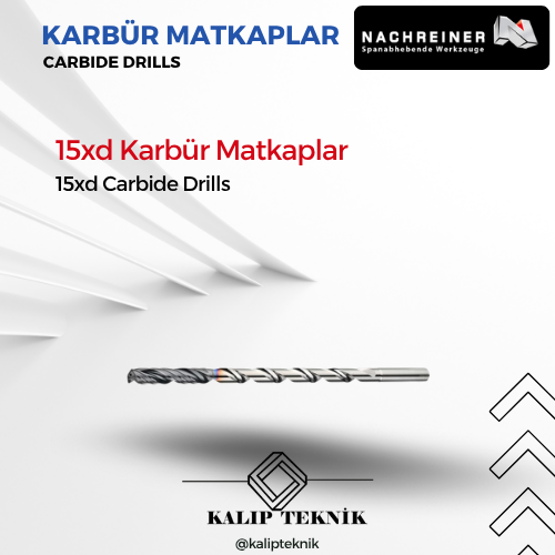 15xD Karbür Matkaplar